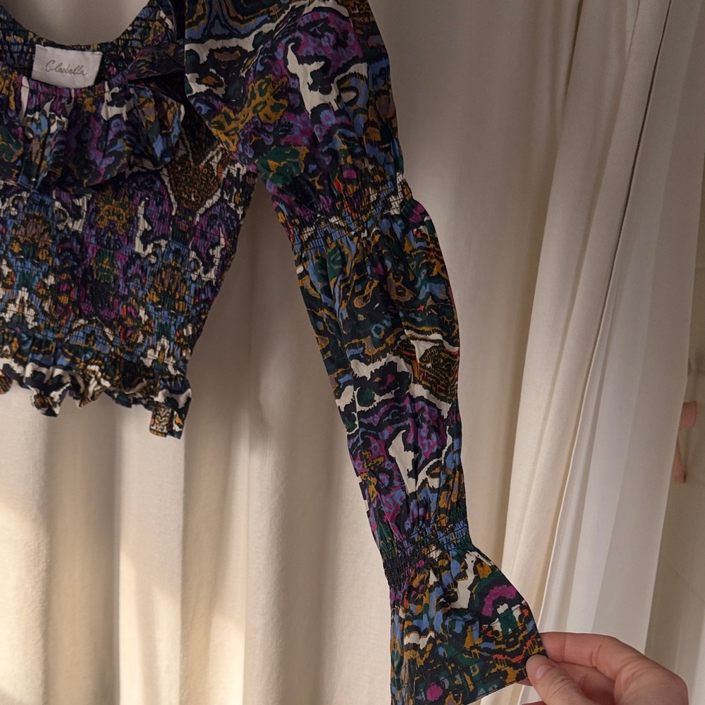 Cleobella Multicolor Ruffled Blouse - Picture 3 of 3